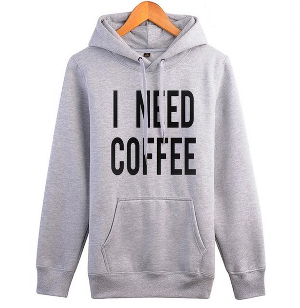 l Need Coffee O-Neck Hoodie