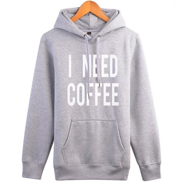 l Need Coffee O-Neck Hoodie