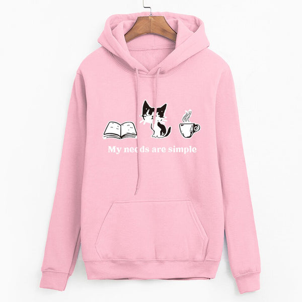 My Needs Are Simple Long Sleeve Hoodie
