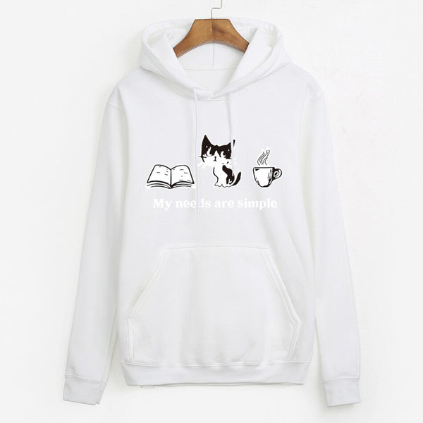 My Needs Are Simple Long Sleeve Hoodie