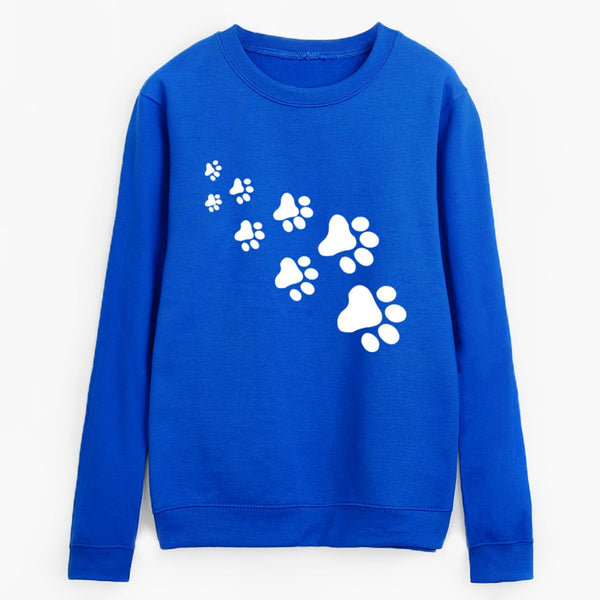 Kawaii Cat Paws Print Sweatshirts
