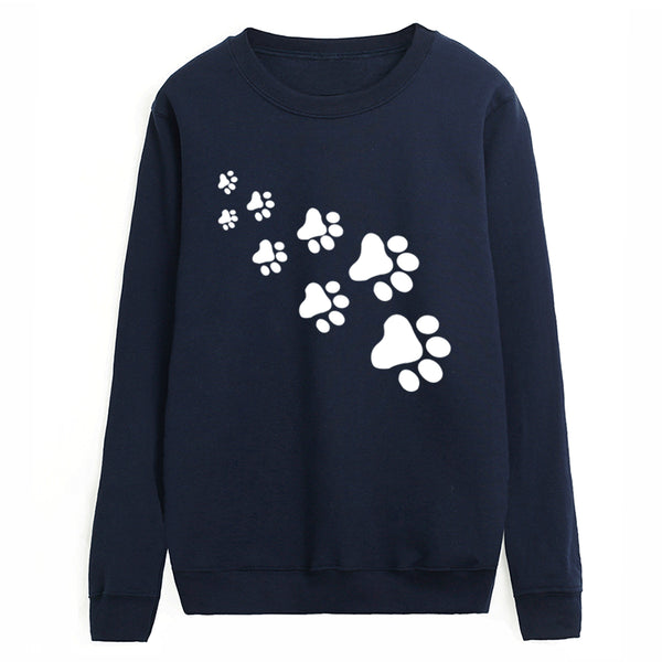 Kawaii Cat Paws Print Sweatshirts