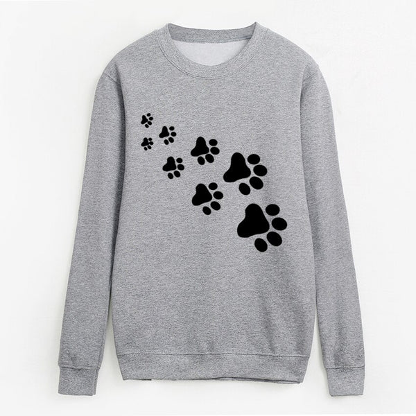 Kawaii Cat Paws Print Sweatshirts