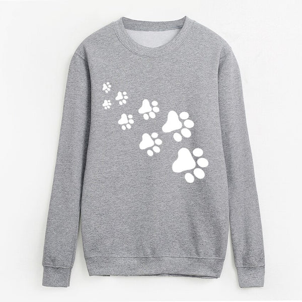 Kawaii Cat Paws Print Sweatshirts