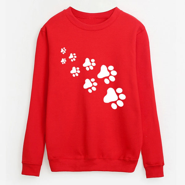 Kawaii Cat Paws Print Sweatshirts