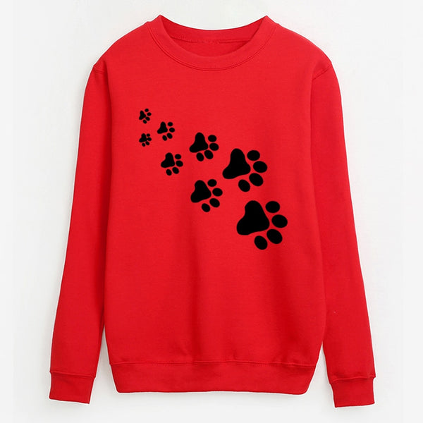 Kawaii Cat Paws Print Sweatshirts