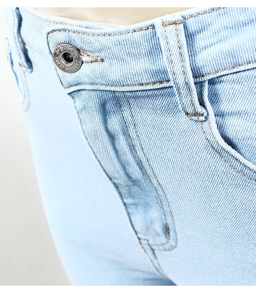 High Waist Stretchy Jeans Pencil Denim Pants